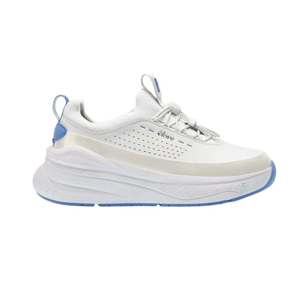 Clove Forte 2 Womens Size 7 White Pearl Blue Nursing Healthcare Sneakers Shoes - Picture 2 of 3